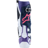 ALPINESTARS Tech 10 Boots - White/Violet/Navy/Pink Fluorescent - US 9 / EU 43 2010020-2780-9