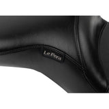 LE PERA Maverick Seat - with Backrest - Smooth - Black - FLH/FLT '23-'24 LV-957BRS