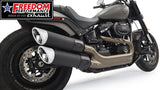 HARLEY SOFTAIL 4.5" RAPTOR SLIP ONS 2018-PRESENT *FATBOB MODELS ONLY*
