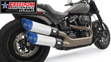 HARLEY SOFTAIL 4.5" RAPTOR SLIP ONS 2018-PRESENT *FATBOB MODELS ONLY*