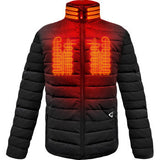 GERBING HEATED CLOTHING 7V Khione Insulated Heated Puffer Jacket 2.0 - Black - Large GERKPJKT7VMBL