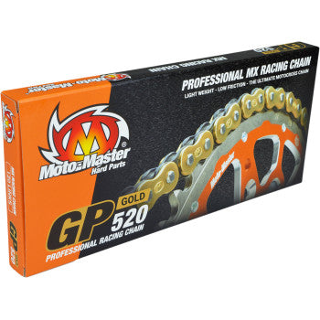 MOTO-MASTER GP 520 - Drive Chain - 118 Links - Gold 12200451