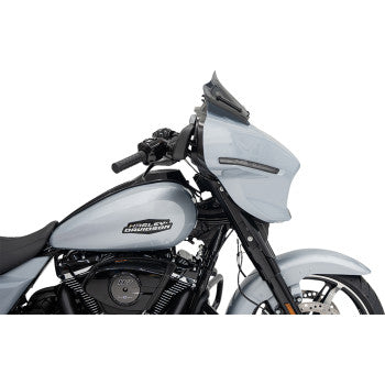 KLOCK WERKS Flare™ Windshield - 8" - Dark Smoke - FLHX KWW-01-0707-DS