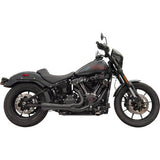 BASSANI XHAUST 2-into-1 Ripper Exhaust System with Megaphone Muffler - Short - Black - 49-State - M8 Softail 1S75RBE