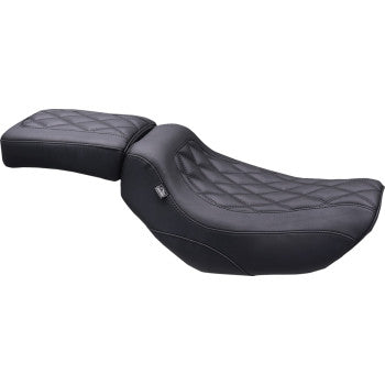 MUSTANG Tripper™ Passenger Seat - Double Diamond - Black Stitching - Nightster '22-'25 83101