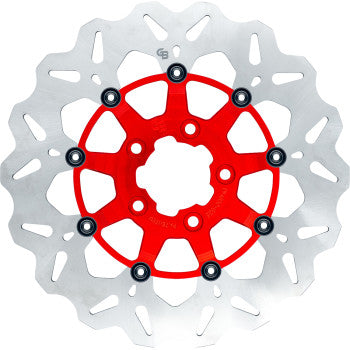 GBRAKES Brake Rotor - Rear - Red GBDU021
