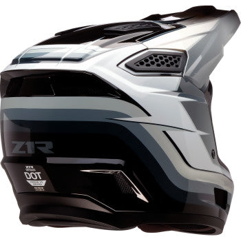 Z1R Dirt Maxx Helmet - Vortex - Black/White/Gray - XS 0110-9346