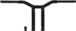 BURLY BRAND Handlebar - Dominator - Raked - 10" - Matte Black B12-6051SB