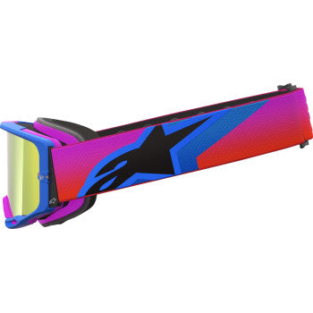 ALPINESTARS GOGGLES Goggle Vision 8 Corp Blue/Purp/Org Mirror-Red 5101625-7286