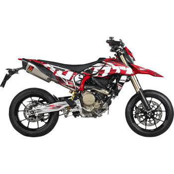 AKRAPOVIC Slip-On Line Mufflers - Titanium - Hypermotard 698 2024-2025  S-D6SO2-HAPLT  1811-4722
