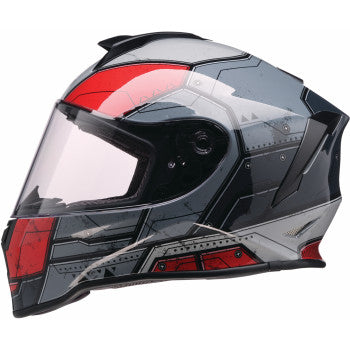 Z1R Youth Warrant 2.0 Helmet - Sentinel - Black/Red - Medium 0102-0290