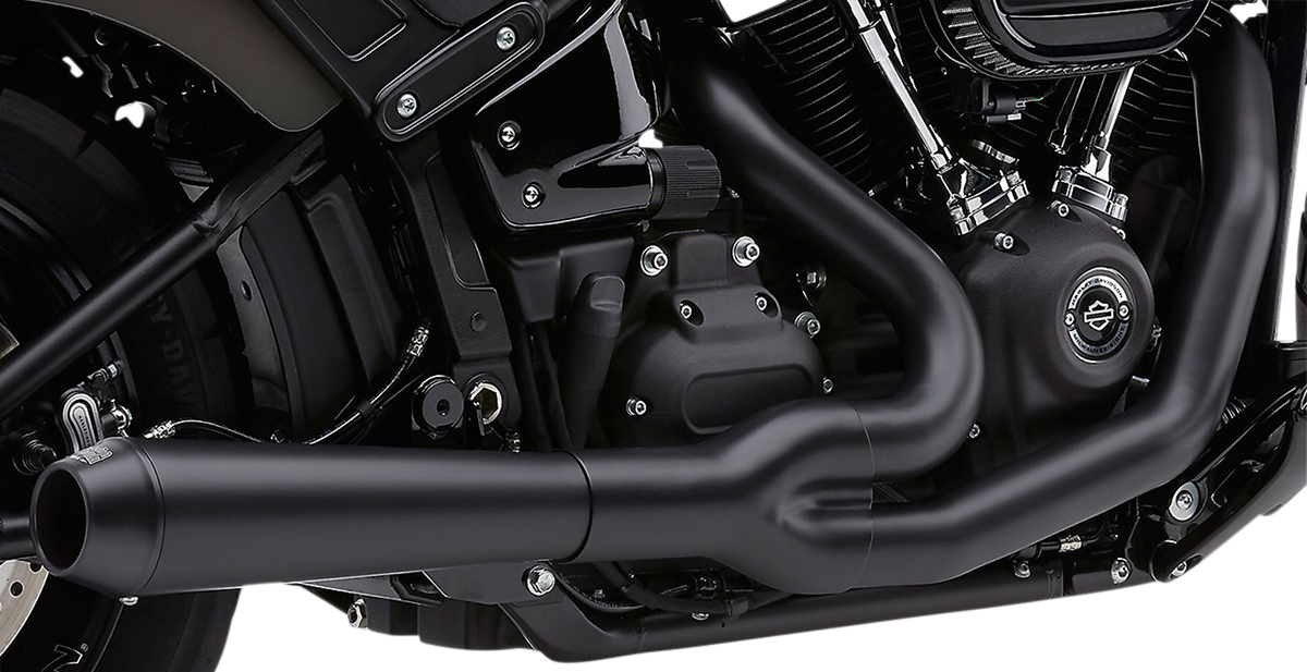 COBRA El Diablo Exhaust - Black Softail  Fat Boy /   Breakout 114  2018-2020 6475B