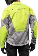 IN STOCK ICON Mesh AF™ Jacket - Gray/Hi-Vis - 2XL 2820-5948
