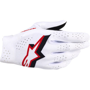 ALPINESTARS Supertech MX Gloves - White/Black/Fire Red - XL 3560526-2063-XL