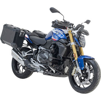 SW-MOTECH TRAX ADV Aluminum Case System - Black - BMW R 1200/1250 R '14-'24 KFT.07.573.70000/B