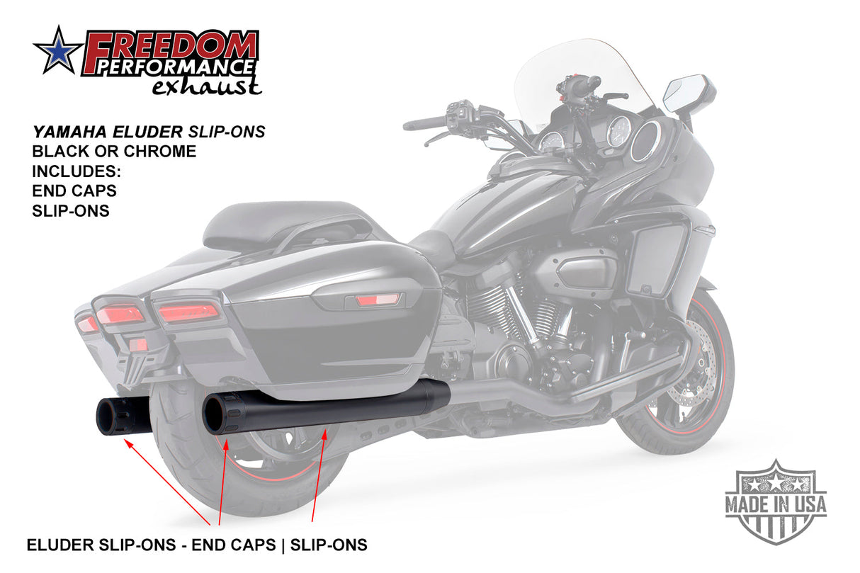 YAMAHA ELUDER TRUE-DUAL HEADERS W/ HEATSHIELDS Mounting HARDWARE (SPECIAL ORDER)