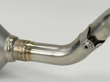 Graves Full Stainless Exhaust - Black Crf300   2021-2025 Exh-21c3l-Fsak