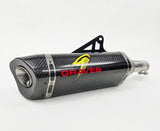 Graves motorsports Kawasaki Ninja 400 + Ninja 500 LINK Cat-Back Carbon Silencer EXK-24EX5-CBSC