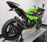 Graves motorsports Kawasaki Ninja 400 + Ninja 500 LINK Cat-Back Carbon Silencer EXK-24EX5-CBSC