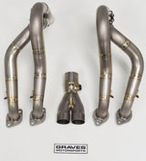 Graves motorsports TITANIUM  header upgrade kawasaki   ZX6R 2009-2025  EPK-19ZX6-HPT
