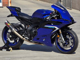 Graves Motorsports Yamaha R9 Titanium WORKS Exhaust - Carbon Silencer EXY-25R9-FTC