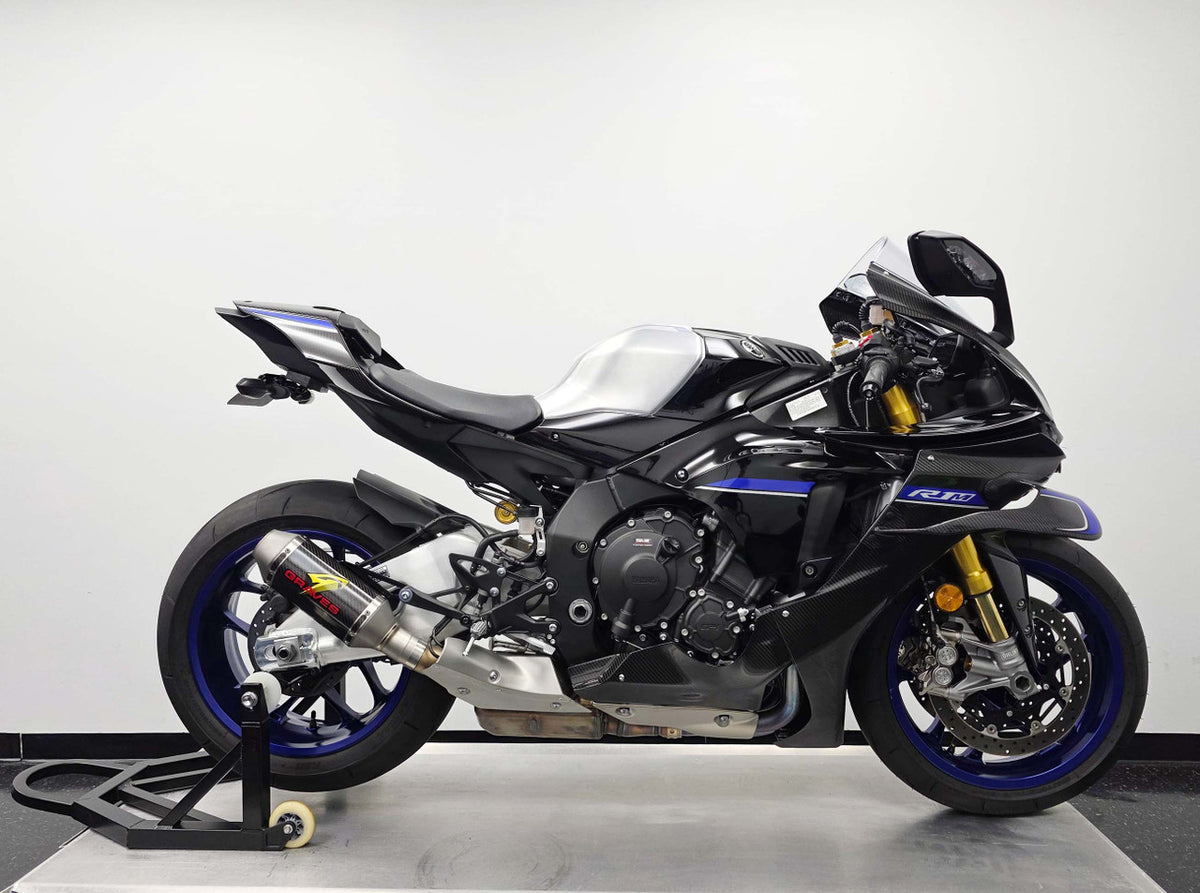 Graves Motorsports  Cat Back Slip-On Exhaust R1 / R1m / R1s 2015-2026 /Fz-10 2017-2018 / Mt-10 2018-2021 Exy-15r1-Cbtc