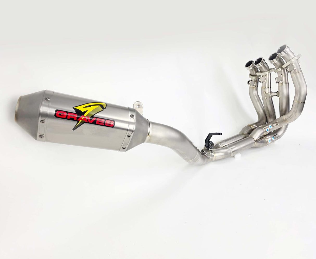 Graves Yamaha R1 2015-2025 2026  Full Titanium Superbike Exhaust System EXY-20R1-SBKT