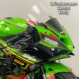Graves ZX-6R Zero Gravity Tall Windscreen Sticker - Green  STK-24ZX6-WSG