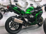 Vandemon Titanium Exhaust System  Kawasaki H2 SE SX  2018-23 KAWAH2SESXTIEXHSYSB VA-146
