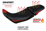 Tappezzeria Italia Honda Africa Twin Adv Sport 1100 2020-2024 Comfort Heat Seat Cover in Red
