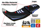 Tappezzeria Italia Honda Africa Twin 1100 2020-2024 Seat Cover Comfort in Blue and White SE