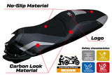 Tappezzeria Italia Honda ADV 350 2022-2025 Seat Cover in Silver and Black