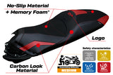 Tappezzeria Italia Honda ADV 350 2022-2025 Seat Cover Comfort in Red and Black