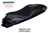 Tappezzeria Italia Honda ADV 350 2022-2025 Seat Cover Comfort in Grey and Black