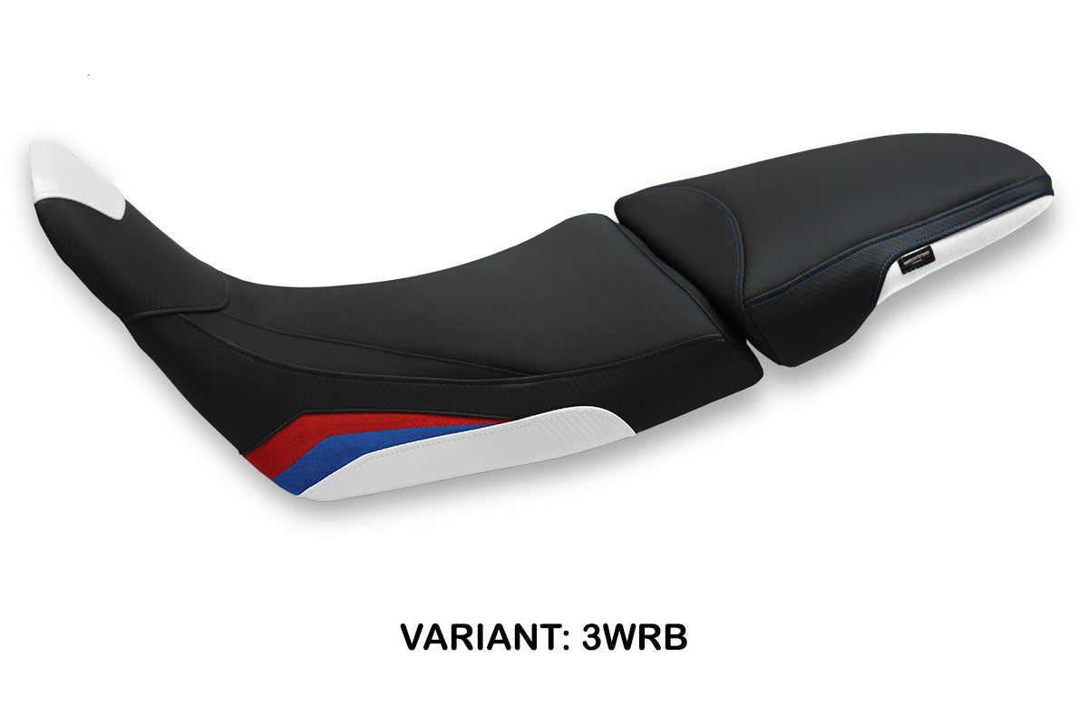 Tappezzeria Italia Honda Africa Twin 1100 2020-2024 Seat Cover in White, Red and Blue