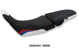Tappezzeria Italia Honda Africa Twin 1100 2020-2024 Seat Cover in White, Red and Blue