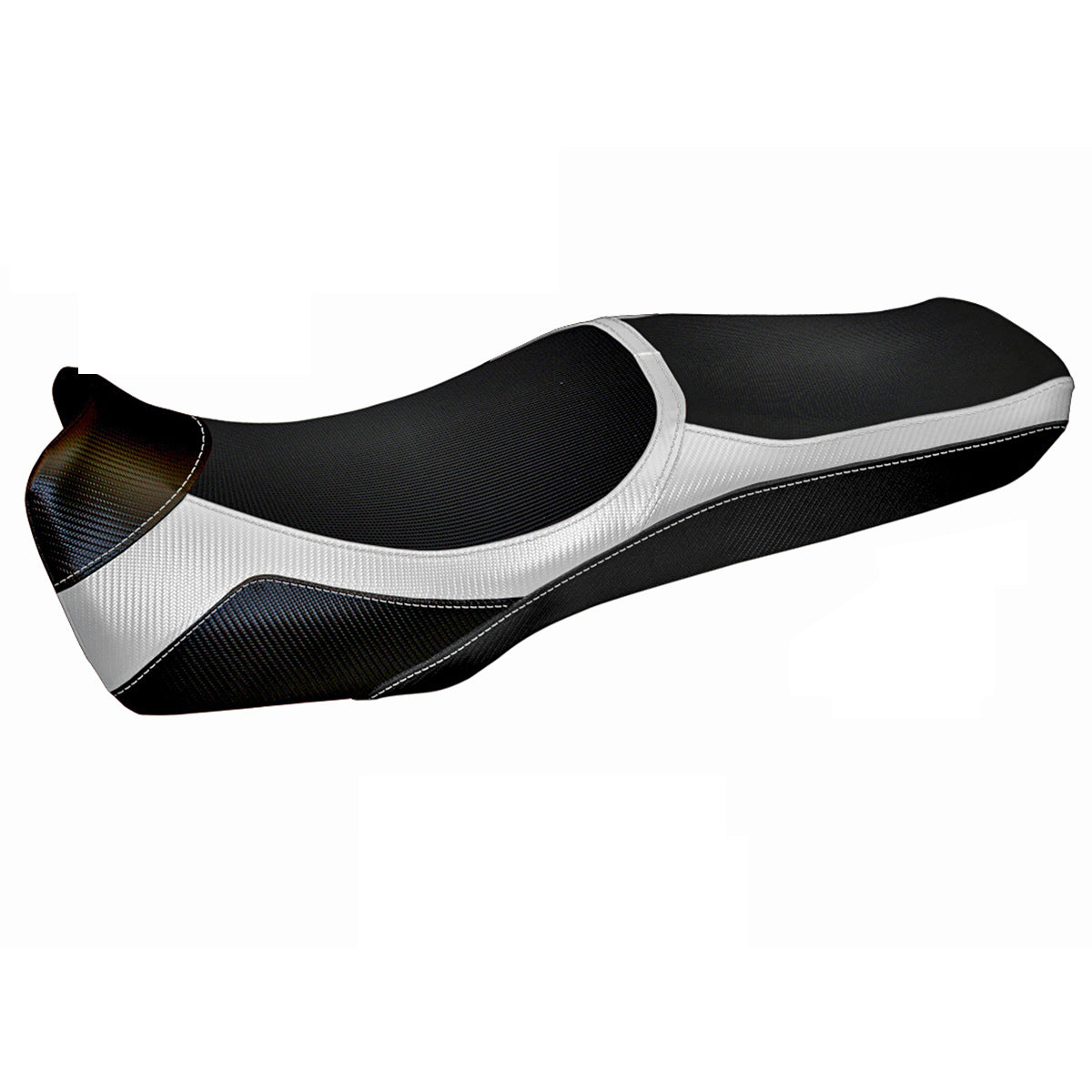 Tappezzeria Italia Honda Crosstourer 1200 VFR1200X 2011-2020 Seat Cover in White and Black