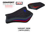 Tappezzeria Italia Honda CBR1000RR 2008-2016 Seat Cover Comfort in Red and Blue Diamond