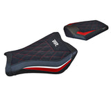 Tappezzeria Italia Honda CBR1000RR 2008-2016 Seat Cover Comfort in Red and White Diamond