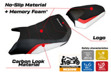 Tappezzeria Italia Honda CB500 Hornet 2024-2025 Seat Cover Comfort White Red and Black
