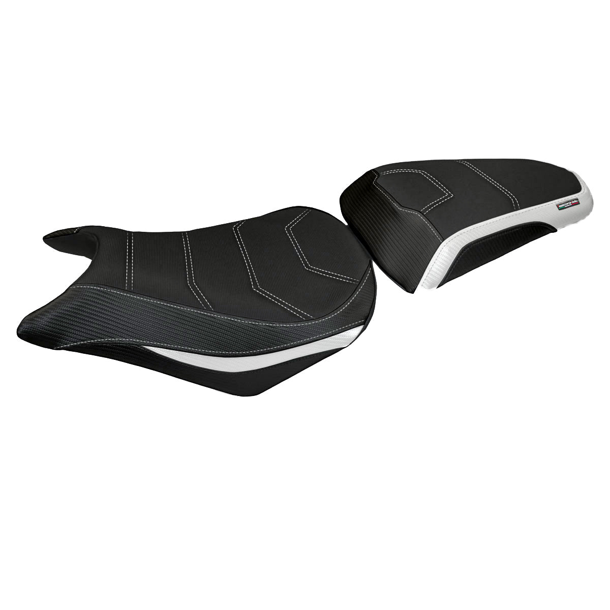 Tappezzeria Italia Honda CB500F 2012-2015 Seat Cover Comfort in White and Black