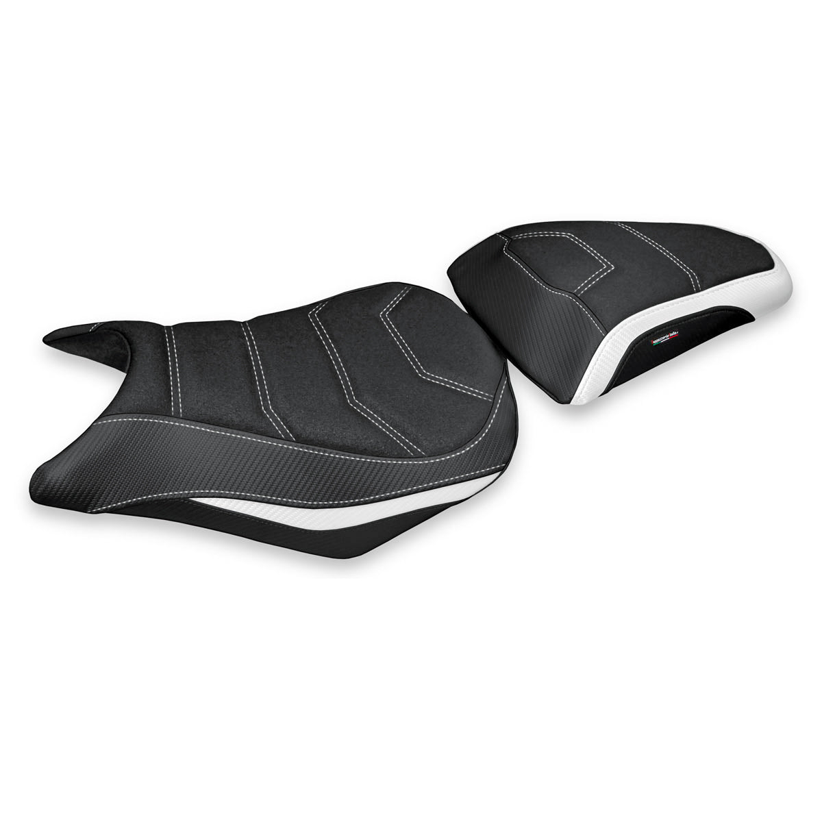 Tappezzeria Italia Honda CB500F 2012-2015 Seat Cover Ultragrip in White and Black