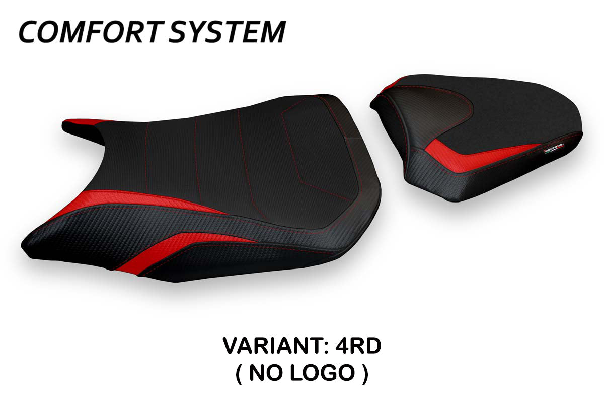Tappezzeria Italia Honda CB500F 2016-2023 Seat Cover Comfort in Red and Black