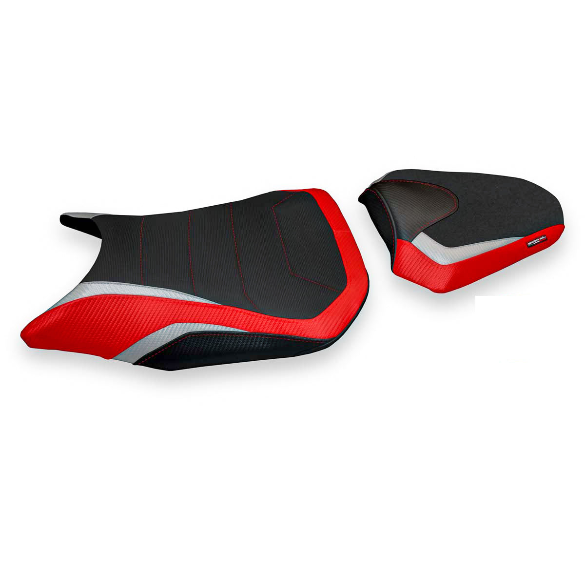 Tappezzeria Italia Honda CB500F 2016-2023 Seat Cover Comfort in Red and Silver