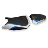 Tappezzeria Italia Honda CB500F 2016-2023 Seat Cover Comfort in White and Blue