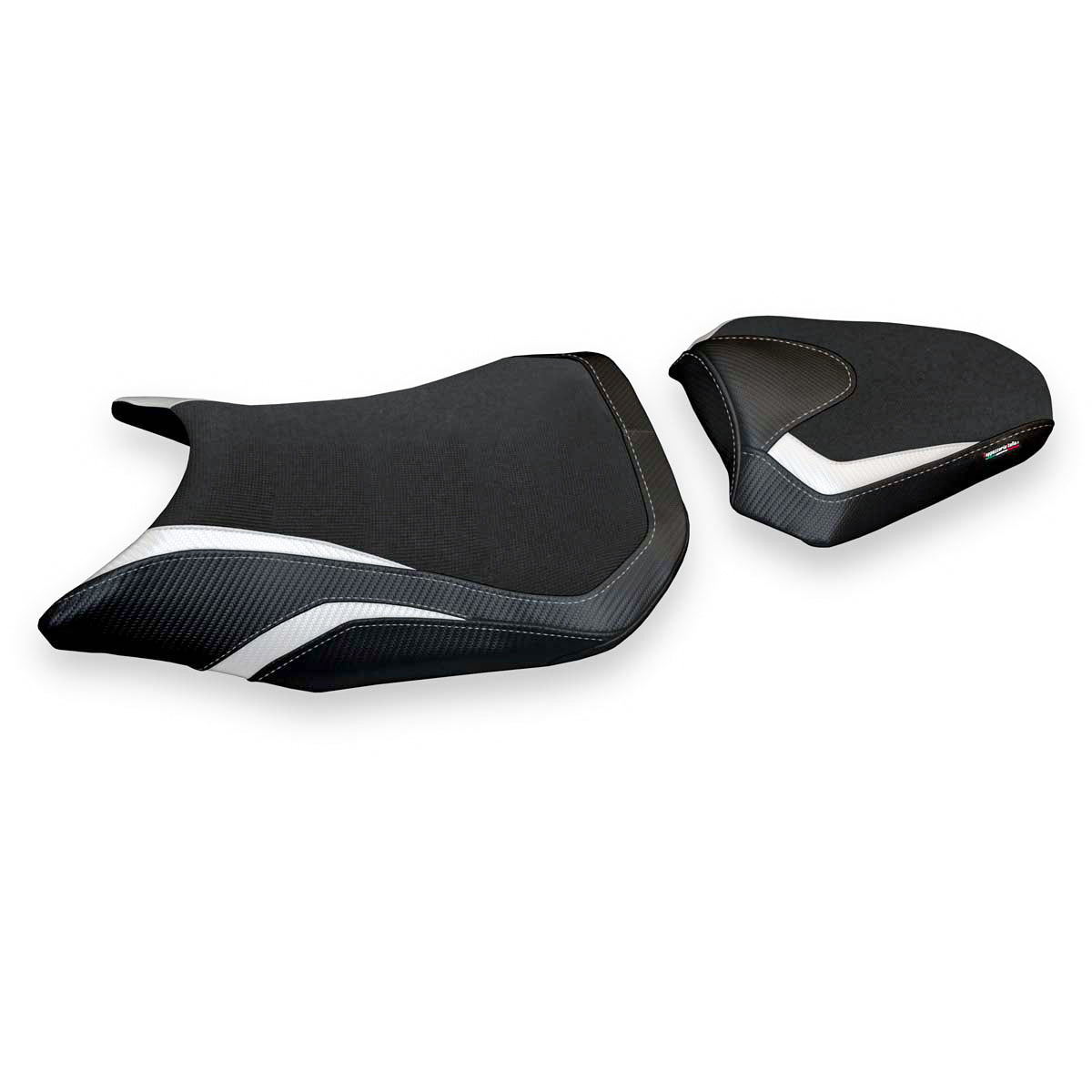 Tappezzeria Italia Honda CB500F 2016-2023 Seat Cover in White and Black