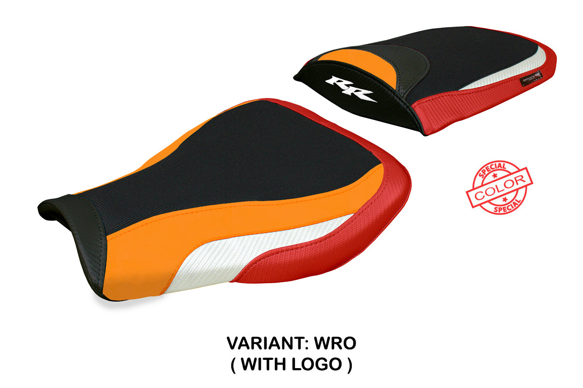 Tappezzeria Italia Honda CBR 600 RR 2007-2025 Seat Cover White Red Orange