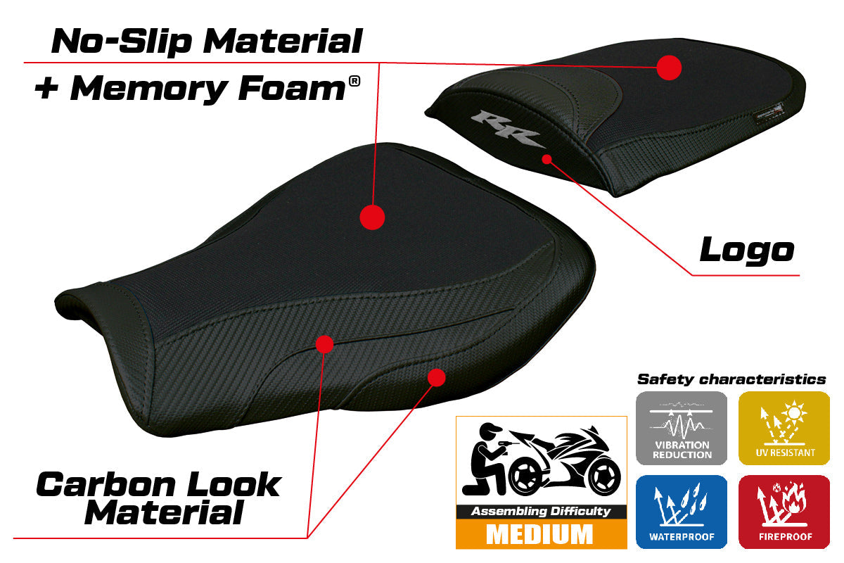 Tappezzeria Italia Honda CBR 600 RR 2007-2025 Seat Cover Comfort Black