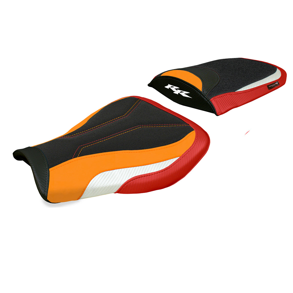 Tappezzeria Italia Honda CBR 600 RR 2007-2025 Seat Cover Ultragrip White Red Orange