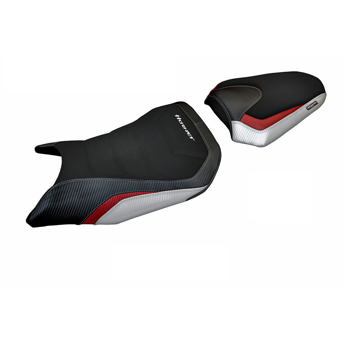 Tappezzeria Italia Honda CB750 Hornet 2023-2025 Seat Cover in White, Red and Black